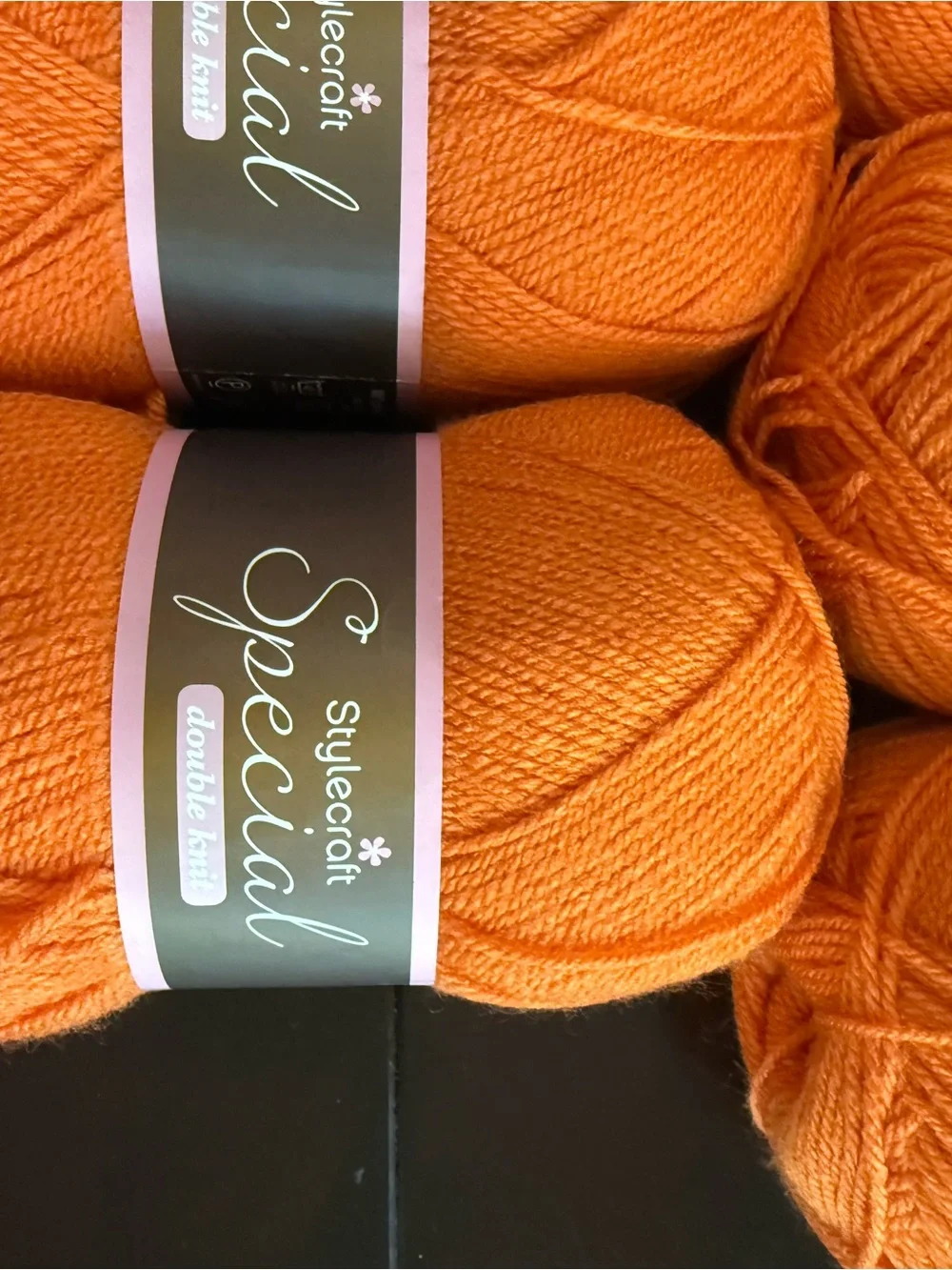 Stylecraft Special Double Knit Yarn - Bright Orange - Spice 5 Skeins